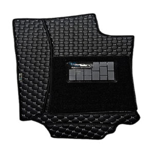 Auto Perfection’s Premium 7D Car Floor Mats : Black-Silver